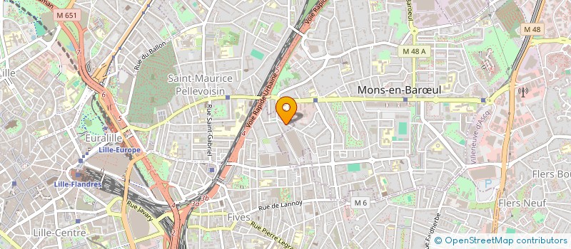 localisation de l'entreprise MOREL BREVIERE à LILLE