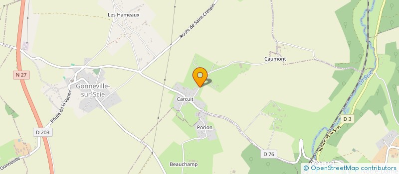 localisation de l'entreprise MOREL CHAUFFAGE  GONNEVILLE-SUR-SCIE