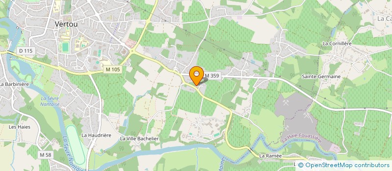 localisation de l'entreprise MOREL CONSTRUCTIONS HOLDING à VERTOU