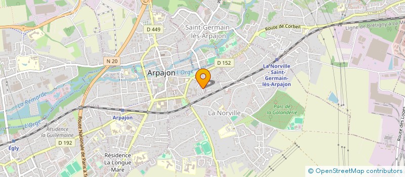 localisation de l'entreprise MOREL CONSULTING à ARPAJON