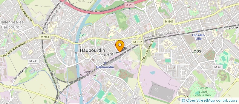 localisation de l'entreprise MOREL DECOR EURL  HAUBOURDIN