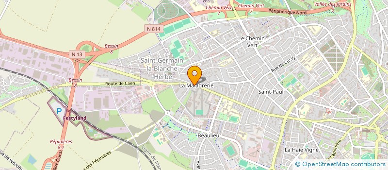 localisation de l'entreprise MOREL ET BEKAERT à CAEN