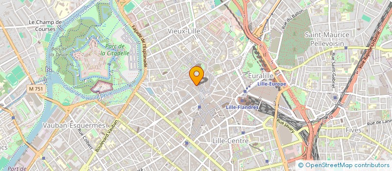 localisation de l'entreprise MOREL ET LENGLART SCS à LILLE