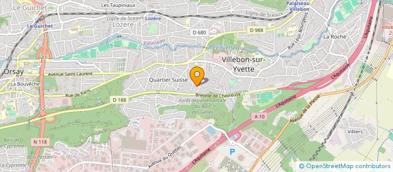 localisation de l'entreprise MOREL ET LES ENFANTS à VILLEBON-SUR-YVETTE