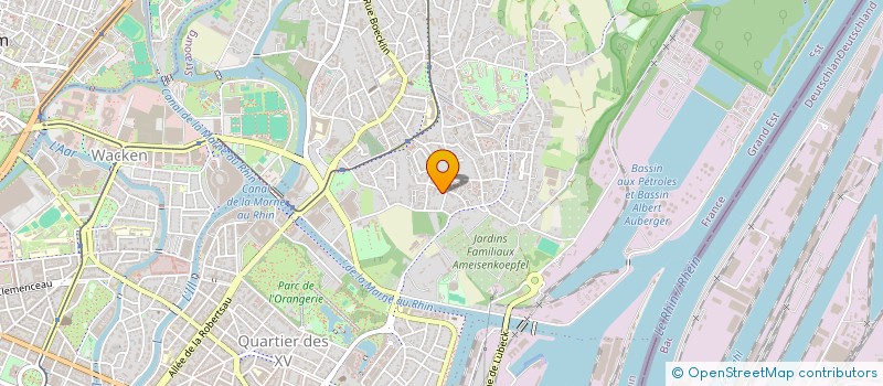 localisation de l'entreprise MOREL EXPANSION à STRASBOURG