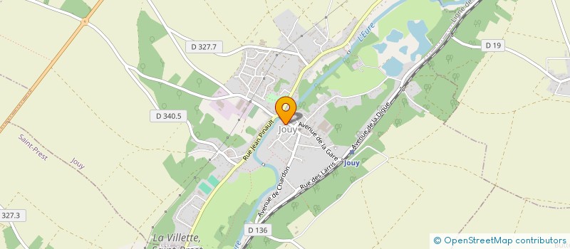 localisation de l'entreprise MOREL F ET D à JOUY
