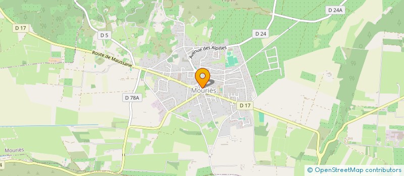 localisation de l'entreprise MOREL GINETTE ET CLAUDINE  MOURIES