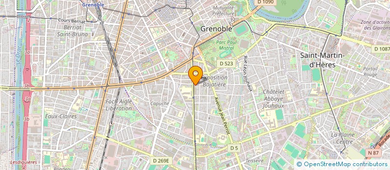 localisation de l'entreprise MOREL IMMOBILIER à GRENOBLE