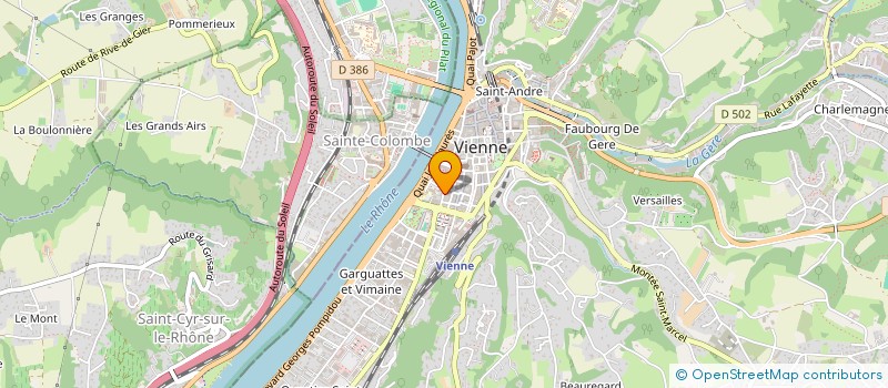 localisation de l'entreprise MOREL IMMOBILIER à VIENNE