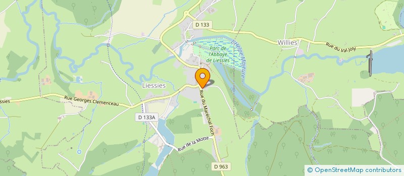 localisation de l'entreprise MOREL IMMOBILIER  LIESSIES