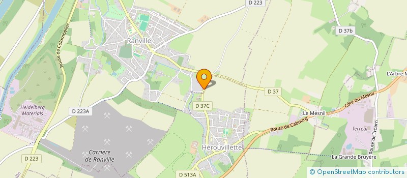 localisation de l'entreprise MOREL INVEST  RANVILLE