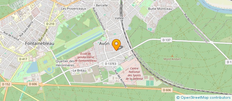 localisation de l'entreprise MOREL JCB SAS  AVON