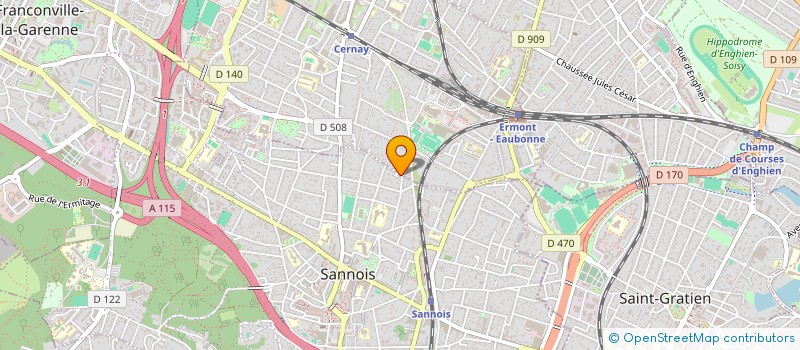 localisation de l'entreprise MOREL-KAMPEL  SANNOIS