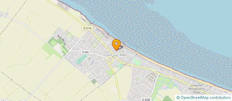 localisation de l'entreprise MOREL LACAINE  LION-SUR-MER