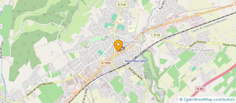 localisation de l'entreprise MOREL MOUSSE à SAINT-MARCELLIN