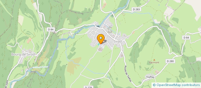 localisation de l'entreprise MOREL PASCAL ET FILS  SIROD