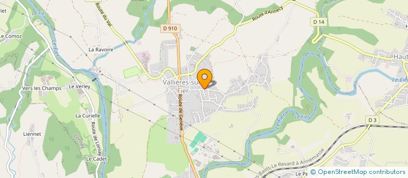 localisation de l'entreprise MOREL PISCINE  VALLIERES-SUR-FIER