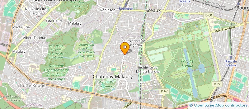 localisation de l'entreprise MOREL RACINE ELECTRICITE à CHATENAY-MALABRY