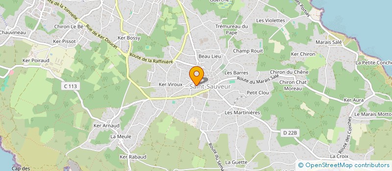 localisation de l'entreprise MOREL RENOVATION  L'ILE-D'YEU