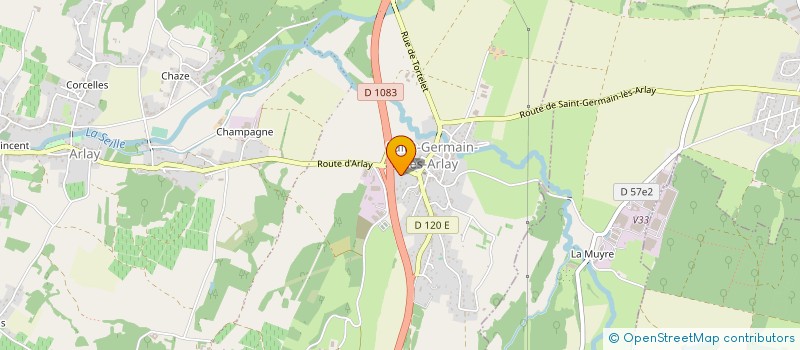 localisation de l'entreprise MOREL SOC  BLETTERANS