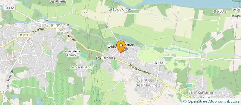 localisation de l'entreprise MOREL THOMAS SARL  LES GARENNES SUR LOIRE