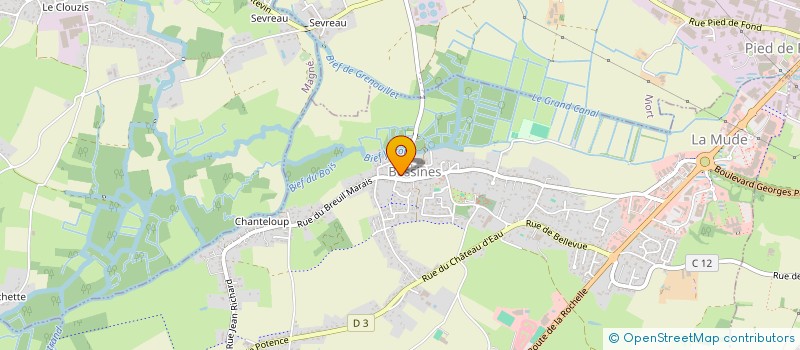 localisation de l'entreprise MORELET DUBREUIL  BESSINES