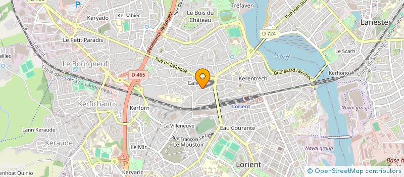 localisation de l'entreprise MORELIE  LORIENT