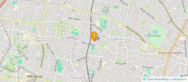 localisation de l'entreprise MORELIZ  BORDEAUX