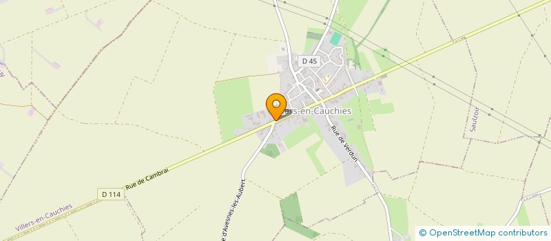 localisation de l'entreprise MORELLE & FILS à VILLERS-EN-CAUCHIES