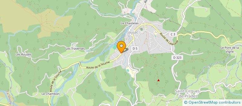 localisation de l'entreprise MORELLE.NC  JAUJAC