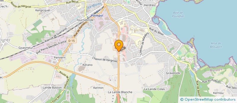 localisation de l'entreprise MORELLEC HABITAT à PAIMPOL