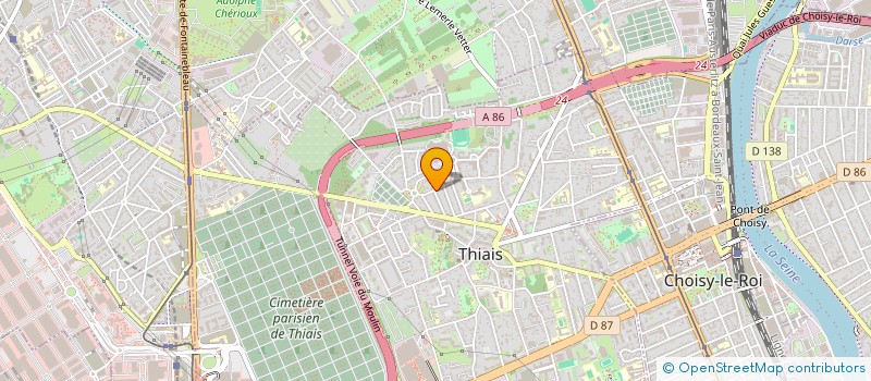 localisation de l'entreprise MORELLI T.P. à THIAIS