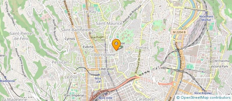 localisation de l'entreprise MOREN à NICE
