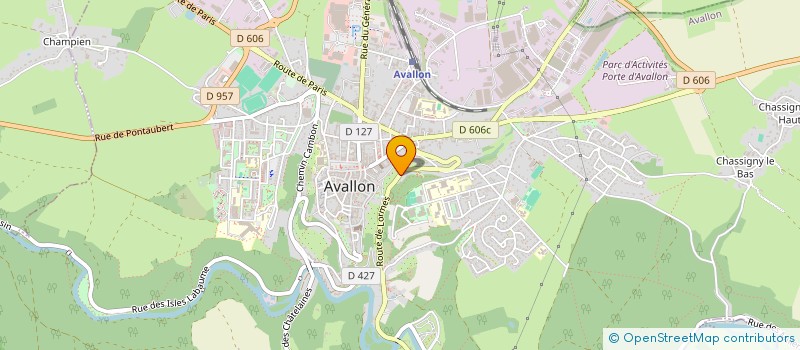 localisation de l'entreprise MORENA à AVALLON