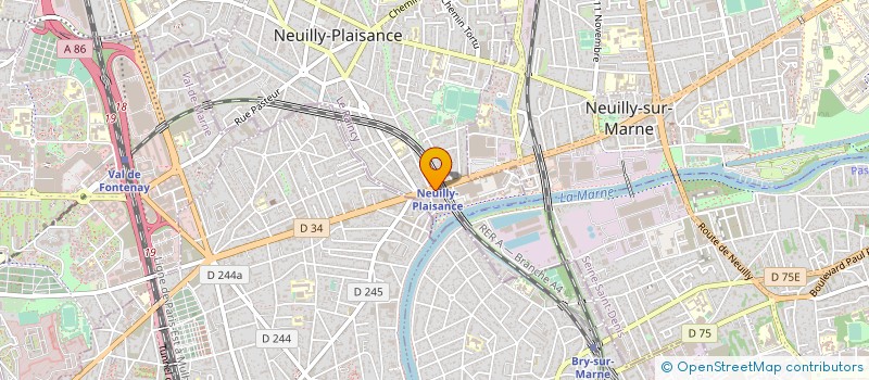 localisation de l'entreprise MORENO 2000 GESTION à NEUILLY-PLAISANCE