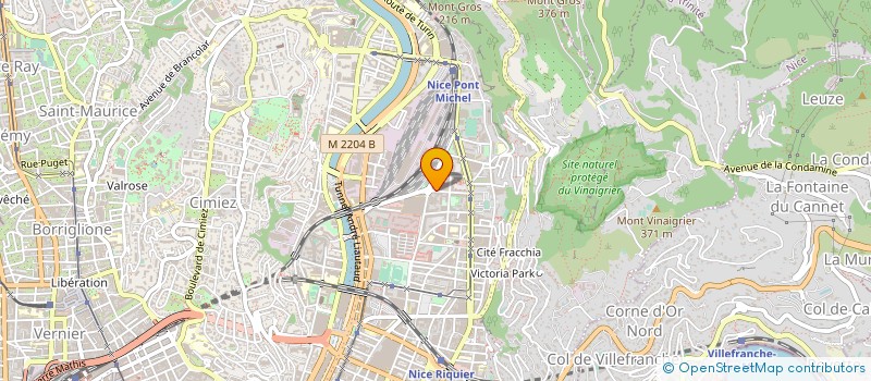 localisation de l'entreprise MORENO à NICE