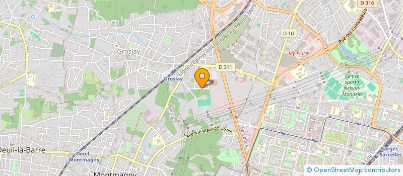 localisation de l'entreprise MORENO  GROSLAY