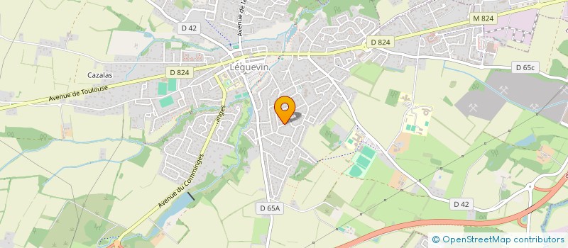 localisation de l'entreprise MORENO BATI EURL à LEGUEVIN
