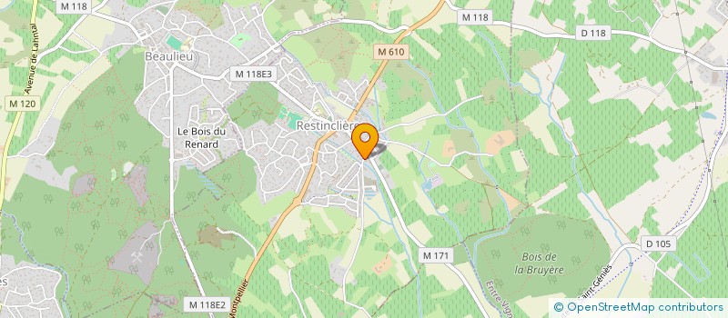 localisation de l'entreprise MORENO CONCEPTION REALISATION MAINTENANCE à RESTINCLIERES