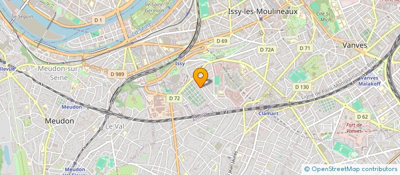 localisation de l'entreprise MORENO COUVERTURE à ISSY-LES-MOULINEAUX