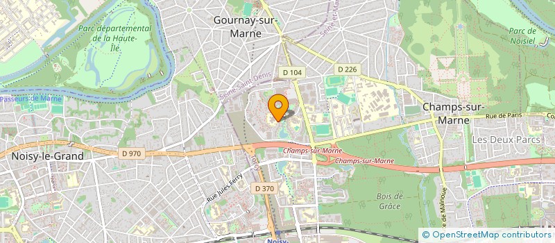 localisation de l'entreprise MORENO GOUELLO INDIVISION  CHAMPS-SUR-MARNE