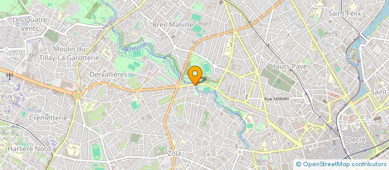 localisation de l'entreprise MORENO INTERNATIONAL ATLANTIQUE à NANTES