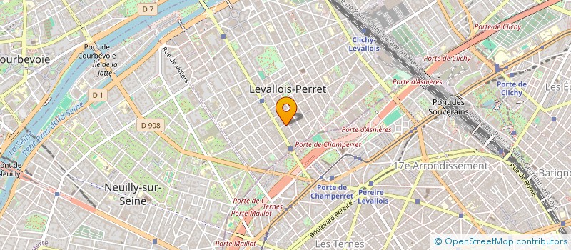 localisation de l'entreprise MORENO NATHALIE ET BOILEAU VALERIE à LEVALLOIS-PERRET