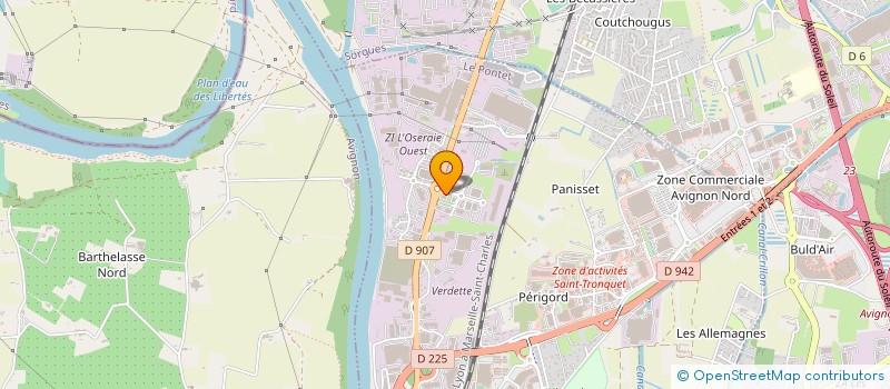 localisation de l'entreprise MORENO PISCINE  LE PONTET