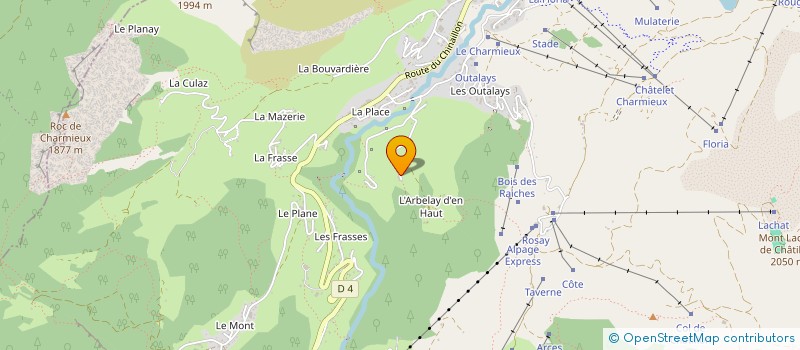 localisation de l'entreprise MORENO SDF  LE GRAND-BORNAND