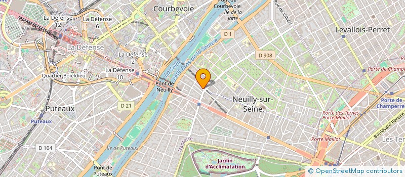 localisation de l'entreprise MORENS à NEUILLY-SUR-SEINE