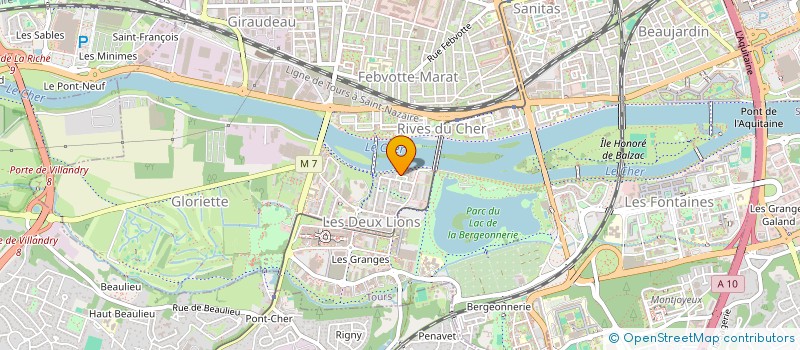 localisation de l'entreprise MORERE DUMAS ASSOCIES  TOURS