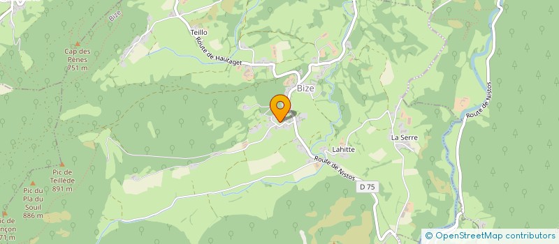 localisation de l'entreprise MORERE IMMO  BIZE