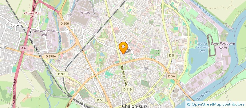 localisation de l'entreprise MORESTIN INC. à CHALON-SUR-SAONE