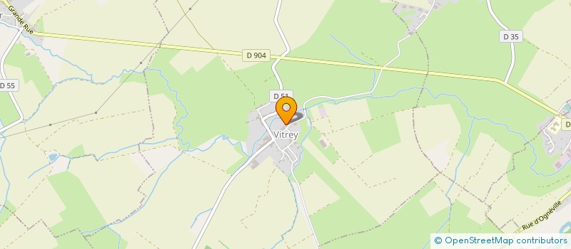 localisation de l'entreprise MORET ALU à VITREY
